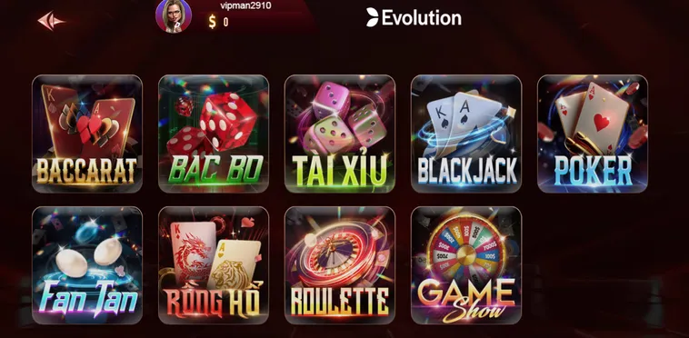 Khám Phá Thế Giới Game Evolution Livestream Tại ManClub Đỉnh Cao Hấp Dẫn