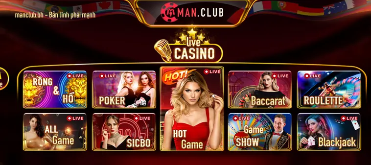 Trải Nghiệm Đỉnh Cao Live Casino Livestream Tại ManClub Đầy Hấp Dẫn Nghẹt Thở