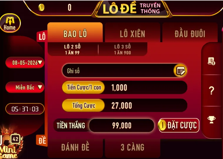 Lô đề truyền thống Tại ManClub Đẳng Cấp Với Tỷ Lệ Trả Thưởng Cực Cao Hấp Dẫn