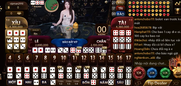 Sicbo Livestream Tại ManClub Đỉnh Cao Cảm Giác Mạnh Với Những Ván Bài Đầy Hồi Hộp